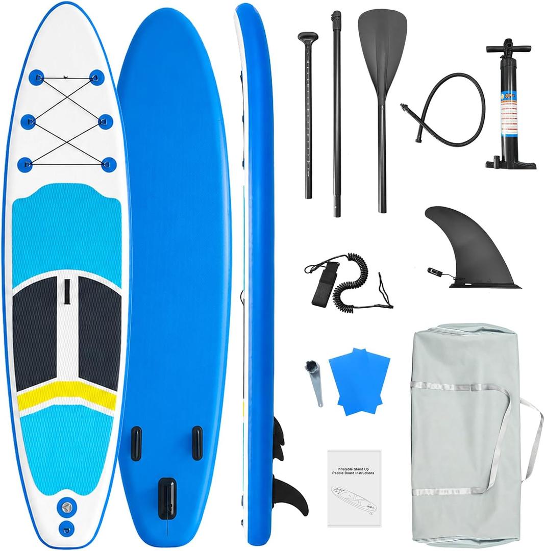 Inflatable Stand Up Paddle Board with Premium SUP Accessories
