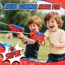 2 Pack Water Guns for Kids Squirt Water Pistols Cool Small Manual Water Gun, Party Favors Swimming Pool Beach Outdoor Water Toys, Ideal Summer Gifts for Boys Girls 3 5 4 6 7 8