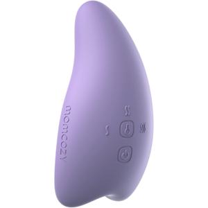 Momcozy Warming Lactation Massager 2-in-1, Soft Breast Massager for Breastfeeding, Heat + Vibration Adjustable for Clogged Ducts, Improve Milk Flow, Lilac
