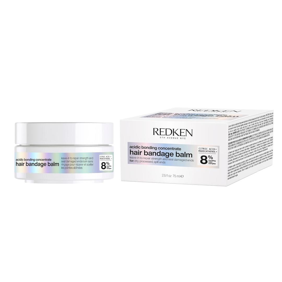 Redken Acidic Bonding Concentrate Hair Bandage Balm Strength Repair For Damaged, Dry Split Ends In 1 Use