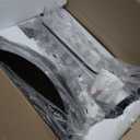 4-Light Farmhouse Drum Chandelier, Rustic Industrial Round Metal Hanging Light Fixture for Dining Room Foyer Entryway Kitchen Bedroom Living Room, Antique Woodgrain Finishe