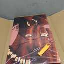 3 Pcs African American Woman Canvas Wall Art Fashion Bracelets Earrings Necklaces Gold Teeth Pictures Wall Decor Wine Trend Bar Cart Poster Print Artwork for Woman Bedroom Girl Room Home Decor