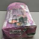 Adjustable Braiding Rack 280 Pegs, 2-Sided Braiding Hair Rack for Braiders, Standing with Wheels, Pink Hair Separator for Stylists