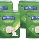 Medline FITEXTRAXLGZ FitRight Extra Briefs, 56-64", XL Size, 20 Count (Pack of 4)