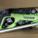 21V Weed Wacker Cordless & Lawn Edger, 9000RPM Electric Weed Eater with 2x2.0Ah Battery, 12" Auto Line Feed String Trimmer with 8 Pcs Spools, Lightweight Edger Lawn Tool for Yard, Green