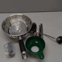 Stainless Steel Food Mills With 3 Milling Discs,Ergonomic design Of Rotary Food Mills For Tomato Sauce,Potatoes,Jams with Silicone Handle Dishwasher Safe, Multifunctional Spoon,Orange