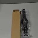 KENES Pop Up Bathroom Sink Drain with Overflow, Matte Black Pop Up Drain Stopper Anti Clog Pop Up Drain Stopper Lavatory Bathroom Vanity Sink Drain