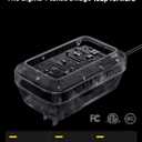 HULKMAN Sigma 1 Battery Charger - 1A 6V/12V Smart Car Battery Trickle Charger, Automatic Battery Maintainer & Desulfator with Overcharge Protection - for Lead-Acid & Lithium Batteries