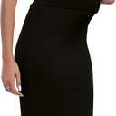 Cheapestbuy Women's Basic Mini Skirts High Waisted Pencil Suit Skirt Stretch Bodycon Skirt for Business Casual (Black, M)