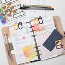 Teacher Supplies Back to School Jumbo Paper Clips Teacher Appreciation Gift 4 Inch Acrylic Paperclip Bookmark Gift Set Big Personalized Paper Clips for Book Lovers 12Pcs