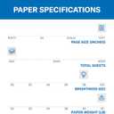 Hammermill Printer Paper, Premium Laser Print 32 lb, 11 x 17-1 Ream (500 Sheets) - 98 Bright, Made in the USA, 104653R