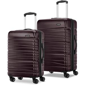 Samsonite Evolve SE Hardside Expandable Luggage with Spinners | Cordovan | 2PC SET (Carry-on/Medium)