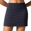 Colorfulkoala Dreamlux Tennis Skirt with Inner Shorts Pockets High Waisted Casual Athletic Golf Skort for Women (Purple)