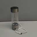 Upgrade 3Min 2000PPB Hydrogen Water Bottle Generator -SPE PEM Tech, 14OZ Portable Hydro Water Bottle Machine, Birthday Xmas Gift for Husband,Wife,Family,Friends,Travel (Silver)