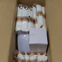 WELLIFE 350Pcs Rose Gold Plastic Plates for 50 Guests - Plastic Dinnerware Set,Party Supplies Includes 100 Rose Gold plates,150 Silverware,50 Napkins,50 Cups for Party and Christmas