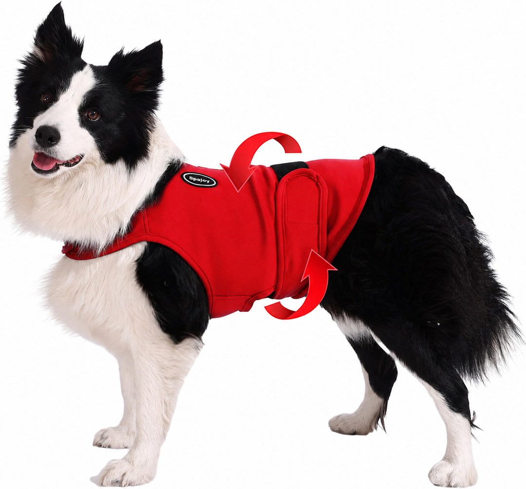 Dog Anxiety Vest & Calming Shirt – Soft Thunder Jacket for Fireworks, Vet Visits & Separation Anxiety – No Medication or Training Comfort 