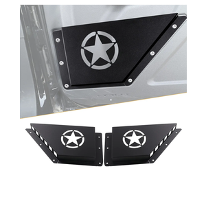 BESTAOO Front Door Storage Pockets for Ford Bronco Accessories 2021 2022 2023 2024 2025 2/4 Door, Door Side Organizer Box, 2 Pack (Star)
