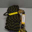 TRSMIMA Rope Harness Safety Lanyard50ft Vertical Roofing Rope With Grab Snap Hooks Shock Absorber - Fall Protection Tree Climbing Line Kit Heavy Duty Roof Safety Equipment ANSI CE