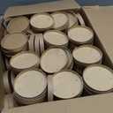 Fulmoon 100 Pack Paper Soup Containers with Lids Disposable Paper Food Containers with Vented Lid Kraft Ice Cream Cake Dessert Cups Soup Bowl for Party Hot Food Fruit Microwave(16 oz, Brown)