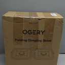 OGERY 2-Burner Foldable Camping Stove with Griddle (Textured & Smooth) and Carrying Bag, Portable Propane Camp Stove with 2 Adjustable Burners & Piezo Ignition, for Camping Tailgating Essentials Gear (Black)