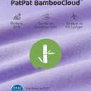 PATPAT Baby Bodysuits - Soft Viscose Made from Bamboo - Long Sleeve Funny for Boys and Girls -Newborn Infant Toddler Clothes (6-9 Months, Purple Flower)