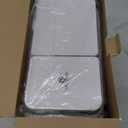 Rojeco 36Cups/8.5L Pet Automatic Cat Feeder and Gravity Water Dispenser,Stainless Steel Bowls 2-in-1 Set Large Capacity 5L Food Feeder and 3.5L Water Fountain for Cats,Pets,Small Dogs,Puppies,Kittens (White)