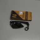 BriskMore Handlebar Bike Mirror, Scratch Resistant Glass Lens, Ajustable And Rotatable Safe Rearview Bicycle Mirror for Left Side BT-016L