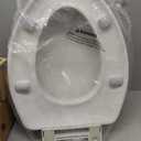 Elongated Toilet Seat Riser Raised 2.91inch with Soft Close