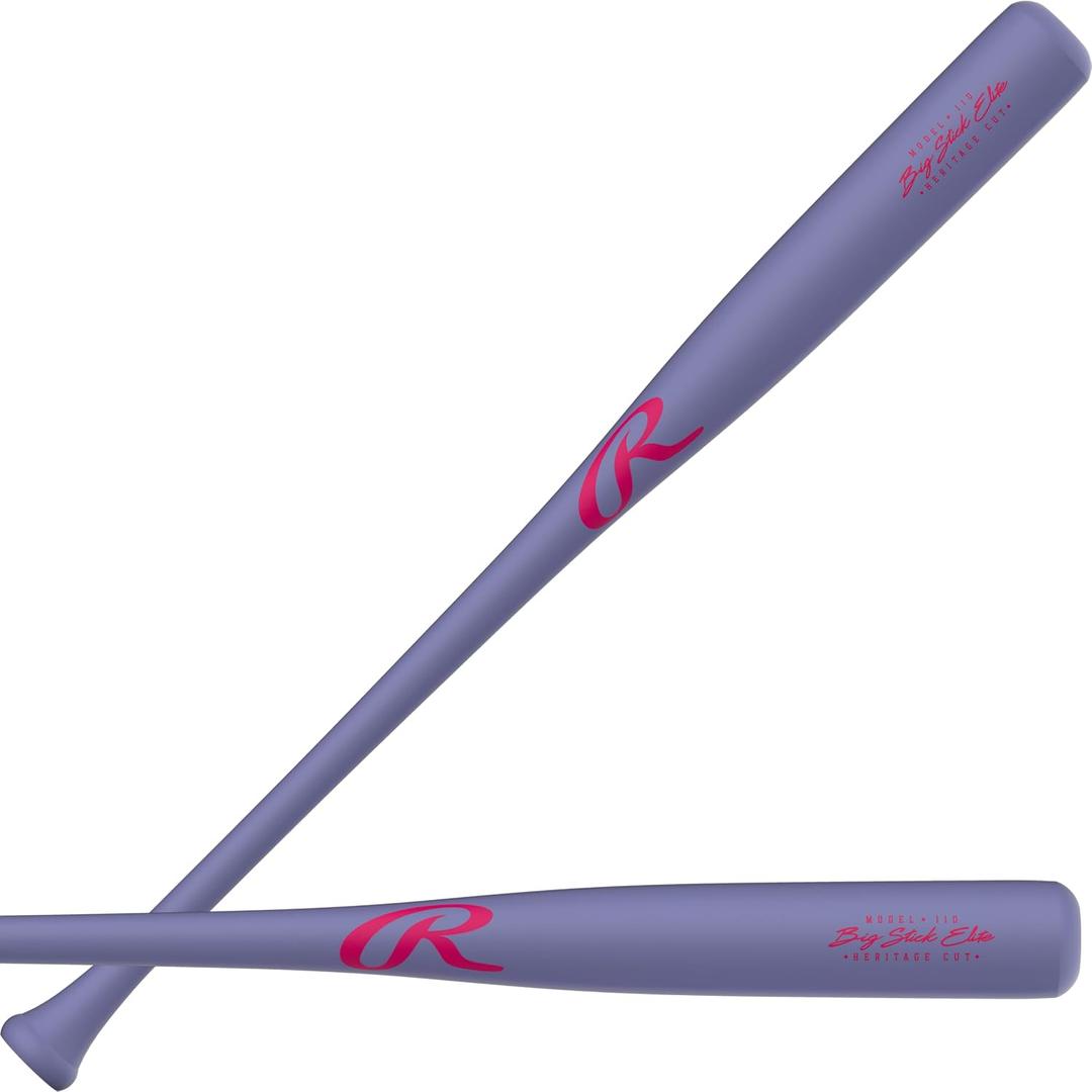 Rawlings| Big Stick Elite Wood Baseball Bat | Maple/Birch/Composite Options, 33"