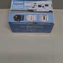 Kohree Upgraded RV Door Lock Replacement with Paddle Deadbolt, 100% Zinc Alloy, Camper Door Handle Latch, RV Enclosed Travel Trailer Entry Door Lock with Keys for Camper Horse Trailer Cargo, Black