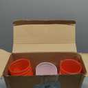 Ziliny 36 Pcs Valentine's Day Tumbler Bulk with Straw and Lid 24 oz Reusable Plastic Heart Cup Clear Red Cups for Coworker Teacher Gifts for Valentines Wedding Anniversary Party Supplies