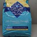 Blue Buffalo Life Protection Formula Adult Dry Dog Food, Helps Build and Maintain Strong Muscles, Made with Natural Ingredients, Fish & Brown Rice Recipe, 30-lb. Bag