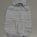 Swaddelini Swaddle Sleep Sack, Easy-to-Use Baby Sleep Sack, Helps Babies Sleep Longer, 0-3 Months, 6-12 Pounds, Grey