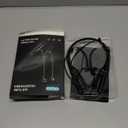 Air Tube Bluetooth Headphones with 28Hour Playtime,Emf Free Earbud for Radiation Protection,Anti Emf Headphone with LED Display, High Audio Quality,Mic and Control,Airtube Earphone for Sleep,Work,Gym