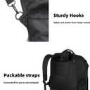 MATEIN Wheeled Backpack, 18 inch Laptop Backpack with Wheels for College, Rolling Travel Backpack, Carryon Trolley Luggage Suitcase Compact Business Computer Bag for Men Women, Black
