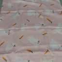 Qilmy Easter Bunnies with Carrots Satin Pillowcase for Hair and Skin with Envelope Closure, Soft and Cozy, Wrinkle Fade Resistant Satin Pillowcase Size Standard 20x26in (A1)