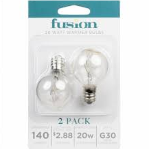 Fusion™ 20-Watt G30 Warmer Light Bulb, 2 pack 