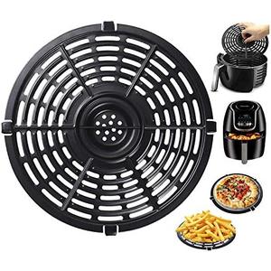 Autonomier Air Fryer Replacement Grill Pan For Power Dash Chefman 5QT Air Fryers Crisper Plate,Air fryer Grill Plate,Non-Stick Fry Coating Pan,Dishwasher Safe (8.46in/5QT）
