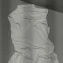 GORGLITTER Women's Open Low Back Cut Out Maxi Dress Summer Graduation Backless Night Out Bodycon Tank Long Sundresses (Medium, White)