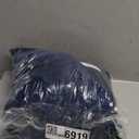 NICETOWN Navy Blue Velvet Curtains 84 inches for Bedroom, Sound Reducing Heavy-Duty Solid Rod Pocket Light Blocking Drapes/Panels for Living Room (2 Panels, 52 inches Wide Each Panel)