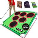 Backyard Golf Game with 16 Chipping Velcro Balls & Mat, Yard and Outdoor Games for Adults & Family, Indoor Golf Set for Home, Beach or Party, Lawn Games for Adults & Family Outdoor