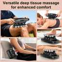 Massage Gun Deep Tissue for Back, Shoulder and Neck Pain Relief, Powerful Shoulders, Back Massager, Legs, Foot Massager & Full Body Muscle Recovery with 20 Massage Heads, 3 Modes & 30 Speed