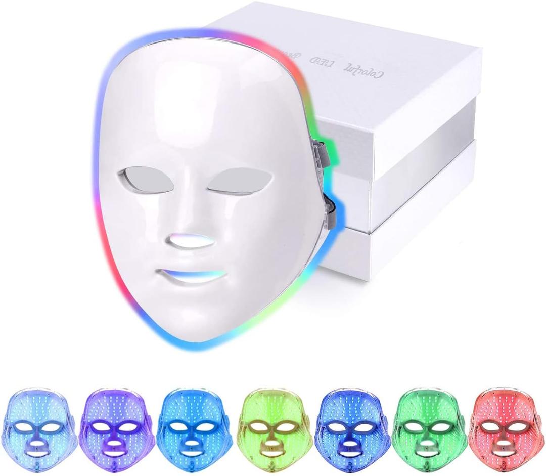 Titoe Red Light Devices Light Therapy Skin Care Mask Wand Machine for Wrinkle Removal,Anti Aging,Face Lift