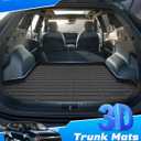 unsdrew Cargo Liner for 2023-2024 Kia Sportage/ Sportage Hybrid Accessories TPE Trunk Mat All Weather Cargo Mats Odorless Anti-Slip Rear Trunk Liner Tray Waterproof Heavy Duty Black