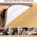Bullnose Carpet Stair Treads TPE Self Adhesive Stair Treads for Wooden Steps, 30"X9.5" Non Slip Carpet, Step Covers for Stairs for Kid Elder and Dog (Light Coffee, 14 PCS)