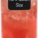 3 Gallon Glass Beverage Dispenser & Spigot Large Drink Dispenser for Parties, Juice, Water, Iced Tea, Sangria, Punch, Cocktails