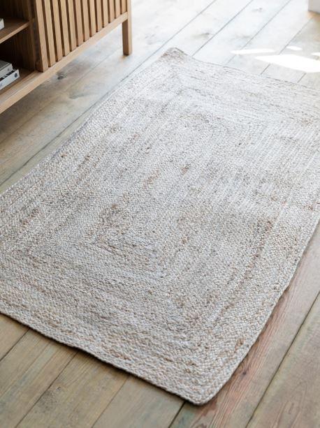 CLASSIC RECTANGULAR JUTE RUG 90X150CM