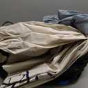 Air Mattress Twin with Built-in Pump, Blow Up Mattress with Soft Flocked Top, Leakproof Inflatable Mattress, Foldable Waterproof Air Bed for Home, Guests, Camping, with Storage Bag (Deep Blue)