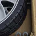 12x1.75" Lawn Mower Rear Wheels for Craftsman Arnold 490-324-0002, 12-Inch Plastic Wheels Tires Compatible with Poulan, Brute, Hon da, Hu sqvarna, Yard Machines Walk Behind Mowers, 2 Pack