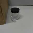 50 Pack 4 oz Clear Plastic Jars with Lids - Small/Mini Containers for Slime, Ointments, Lip Balm, Creams, Samples, Eyeshadow, Travel Storage, Makeup, Lotion and Body Butter